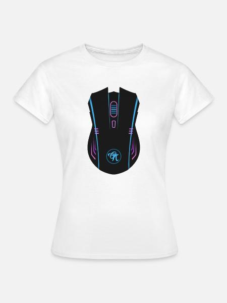 Gaming Mouse - Frauen T-Shirt - Weiß