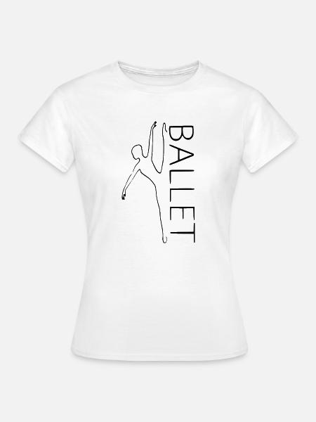 BALLETT - Frauen T-Shirt - Weiß
