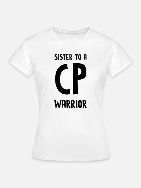 Sisar CP Warrior - Dame-T-shirt - hvid