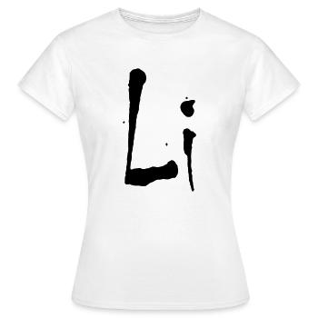 li - Frauen T-Shirt - Weiß - Vorne - AI Model Female 172 dark (172cm)