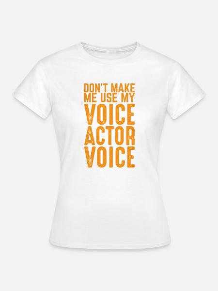 Theaterschauspieler - Frauen T-Shirt - Weiß
