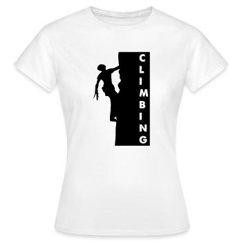 Escalade - T-shirt Femme - blanc - Devant - AI Model Female 172 dark (172cm)