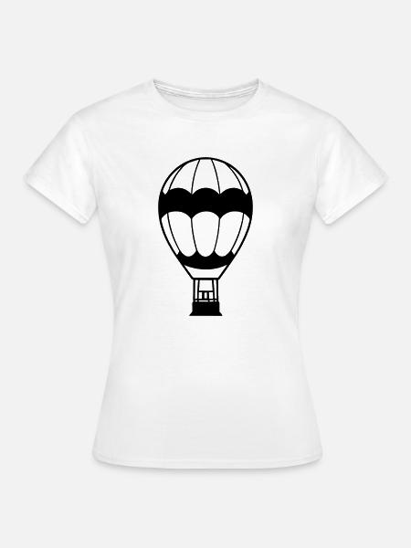 Luftballon - Frauen T-Shirt - Weiß