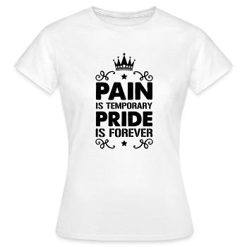 Fierté de la douleur - T-shirt Femme - blanc - Devant - AI Model Female 172 dark (172cm)