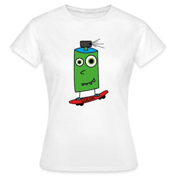 Board sprayer - Women's T-Shirt - white - Front - AI Model Female 172 dark (172cm)