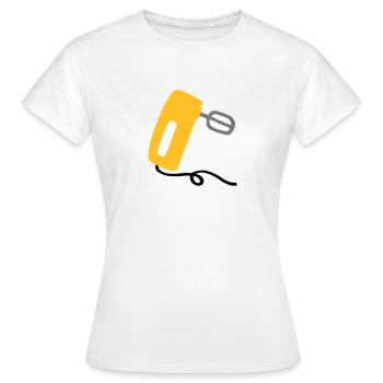 Mixer - Women's T-Shirt - white - Front - AI Model Female 172 dark (172cm)