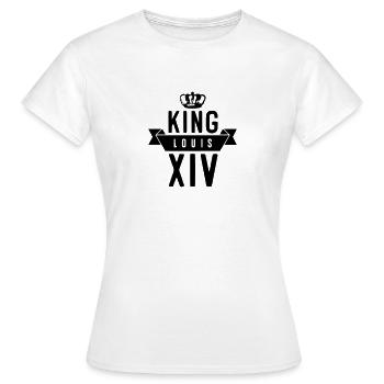 König Ludwig XIV - Women's T-Shirt - white - Front - AI Model Female 172 dark (172cm)