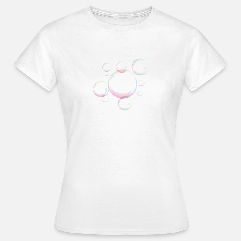 Shimmering soap bubbles - Women's T-Shirt - white