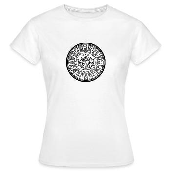 Kalender - Frauen T-Shirt - Weiß - Vorne - AI Model Female 172 dark (172cm)