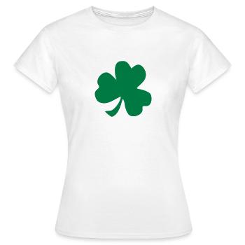 cloverleaf - T-shirt Femme - blanc - Devant - AI Model Female 172 dark (172cm)