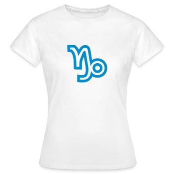 Capricorne - T-shirt Femme - blanc - Devant - AI Model Female 172 dark (172cm)