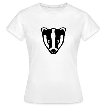 Dachs - Frauen T-Shirt - Weiß - Vorne - AI Model Female 172 dark (172cm)
