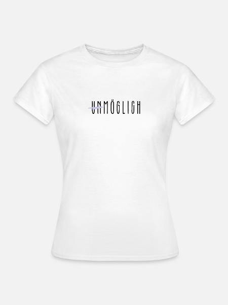 unmöglich - Frauen T-Shirt - Weiß