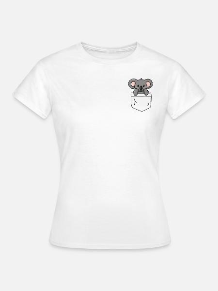 Koala Tasche - Koala in meiner Tasche - Frauen T-Shirt - Weiß