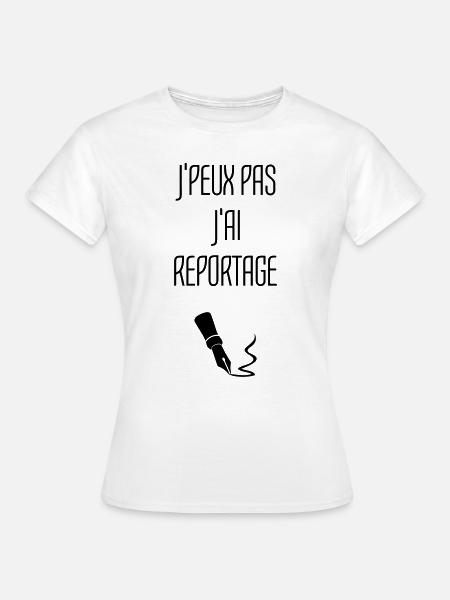 Journalist Journalism Journalismus Journaliste - Women's T-Shirt - white