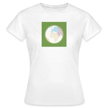 earth - Women's T-Shirt - white - Front - AI Model Female 172 dark (172cm)