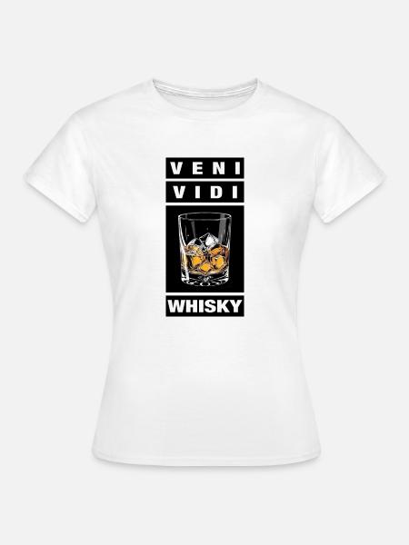 Veni Vidi Whisky - Frauen T-Shirt - Weiß