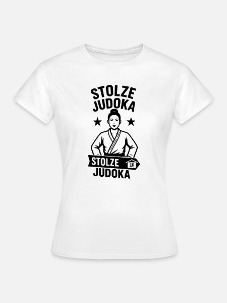 stolze judoka - Frauen T-Shirt - Weiß
