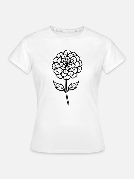 Marigold - Frauen T-Shirt - Weiß