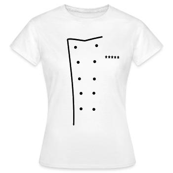 Chefkoch - Frauen T-Shirt - Weiß - Vorne - AI Model Female 172 dark (172cm)