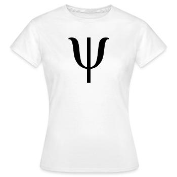 Psi - Women's T-Shirt - white - Front - AI Model Female 172 dark (172cm)