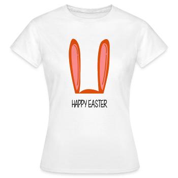 Joyeuses Pâques - T-shirt Femme - blanc - Devant - AI Model Female 172 dark (172cm)
