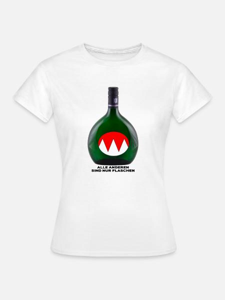 Bocksbeutel 01 - Frauen T-Shirt - Weiß