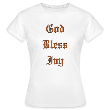 Bénédiction de DieuIvy - T-shirt Femme - blanc - Devant - AI Model Female 172 dark (172cm)