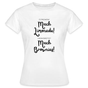 Brownies Hashimoto - Women's T-Shirt - white - Front - AI Model Female 172 dark (172cm)