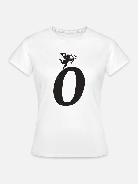 O - Frauen T-Shirt - Weiß