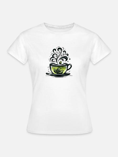 Tea Design - Frauen T-Shirt - Weiß