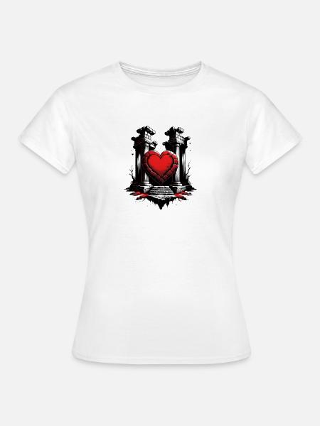 Ruin der Liebe - Frauen T-Shirt - Weiß