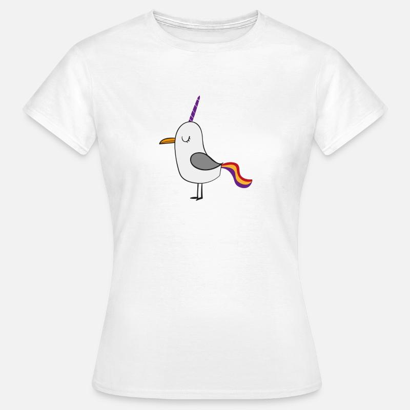 funny animals - Women's T-Shirt - white