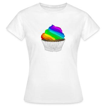 Cupcake - Frauen T-Shirt - Weiß - Vorne - AI Model Female 172 dark (172cm)