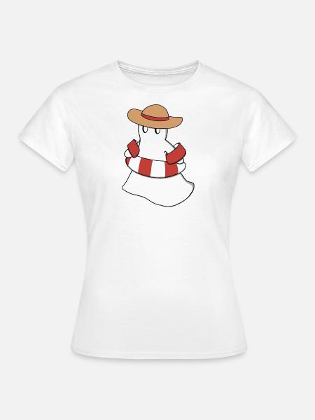 Fridolin im Sommerurlaub - Frauen T-Shirt - Weiß