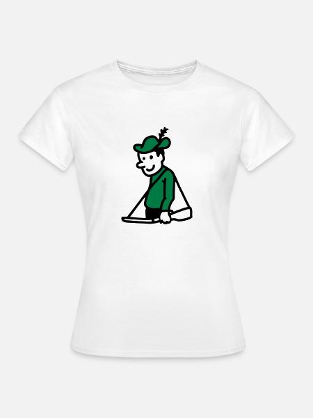 Jäger - Frauen T-Shirt - Weiß