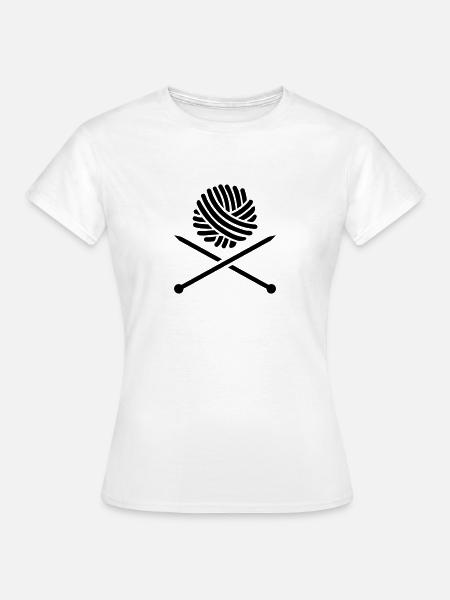 Stricken - Frauen T-Shirt - Weiß