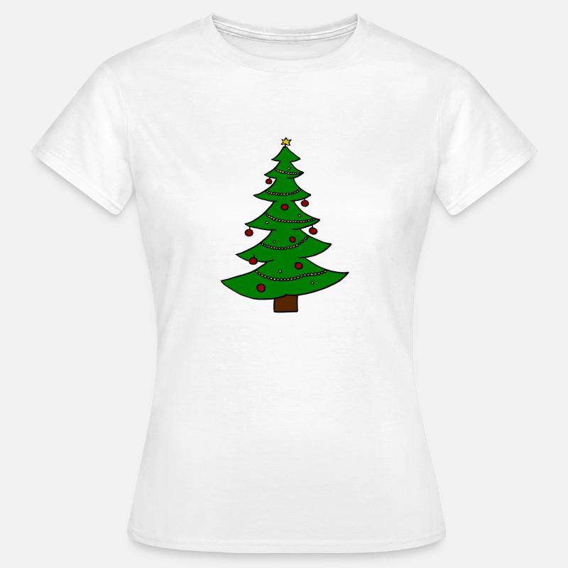 Christmas tree Christmas Tree Juletre - Women's T-Shirt - white