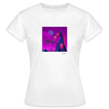 New Civilization - Women's T-Shirt - white - Front - AI Model Female 172 dark (172cm)