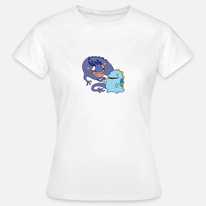Derpy Dragons - Women's T-Shirt - white