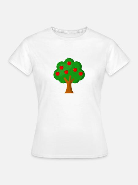 ein Apfelbaum - Frauen T-Shirt - Weiß