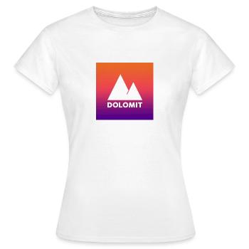 Dolomite - Women's T-Shirt - white - Front - AI Model Female 172 dark (172cm)