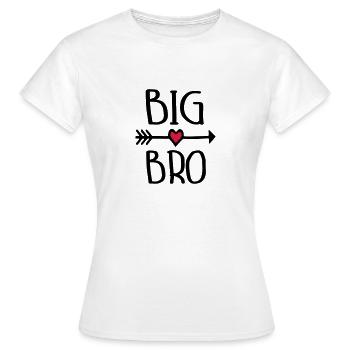 Big Bro - Frauen T-Shirt - Weiß - Vorne - AI Model Female 172 dark (172cm)
