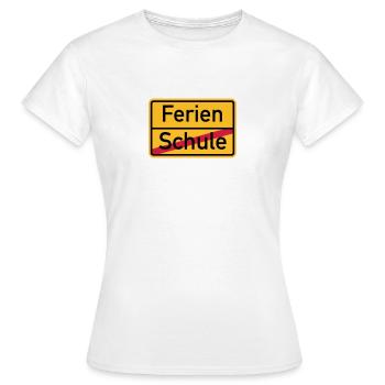 Ferien - Frauen T-Shirt - Weiß - Vorne - AI Model Female 172 dark (172cm)