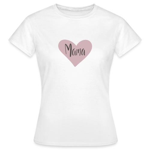 Mama - hjärta - T-shirt dam