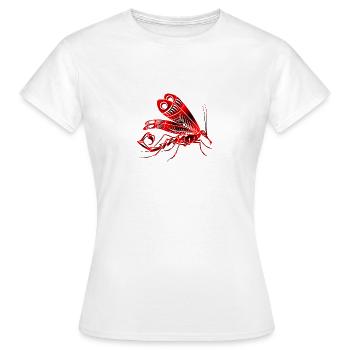 16 Mosqui - T-shirt Femme - blanc - Devant - AI Model Female 172 dark (172cm)