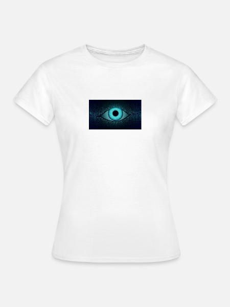 Auge - Frauen T-Shirt - Weiß