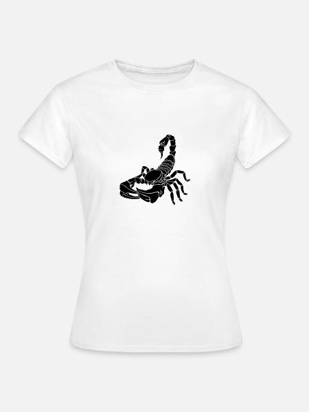 stylized scorpion - Women's T-Shirt - white