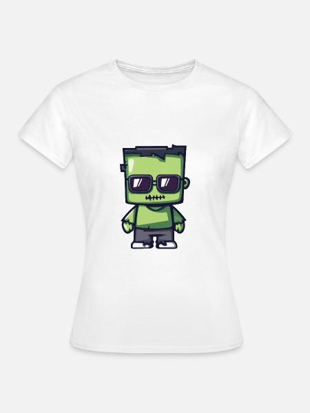 Zombie Halloween Cool - Frauen T-Shirt - Weiß