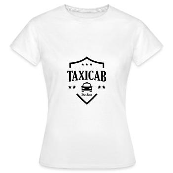 Taxi - Frauen T-Shirt - Weiß - Vorne - AI Model Female 172 dark (172cm)